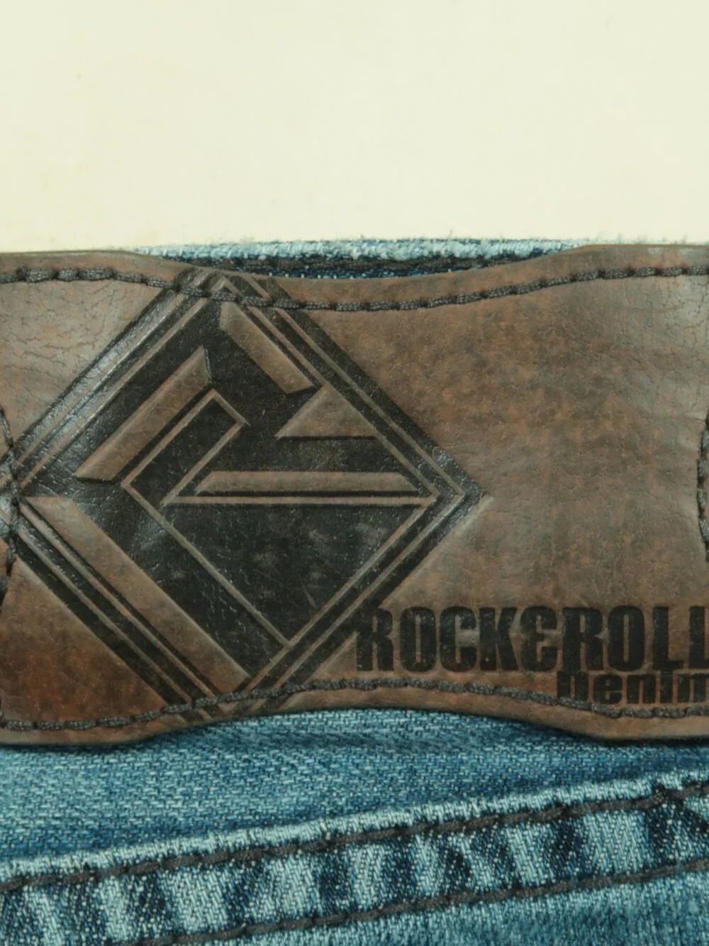 Rock And Roll Double Barrel Boot Cut Jeans Mens 33 Western Denim